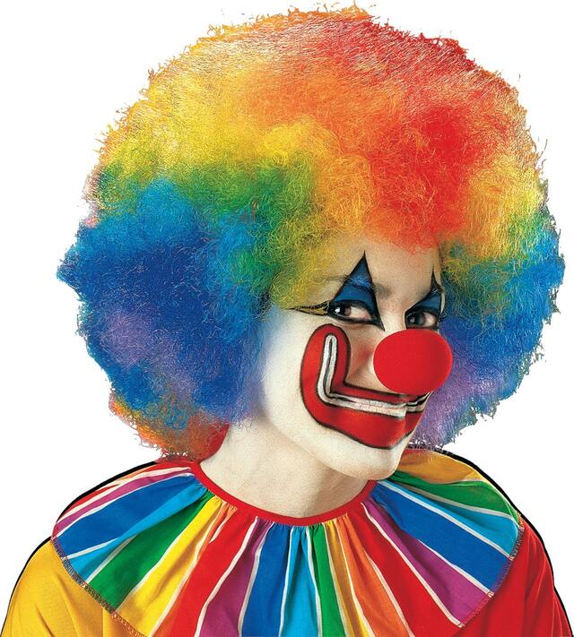 Spooky Face Clown Makeup Front_Angled_Right