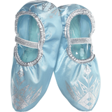 Pantoufles d'Elsa de Disney La Reine des neiges pour enfant, bleu/argenté, 7 po, accessoire de costume à porter pour l'Halloween Composite_or_Mixed