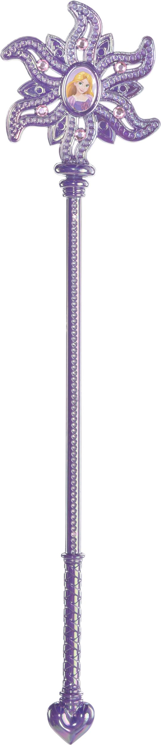 Disney Tangled Rapunzel Princess Halloween Costume Kit, Headband & Wand, Purple, 2-pc Overhead_Flat