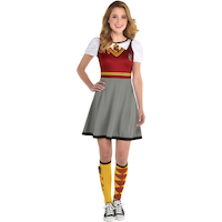 Harry Potter Women's Gryffindor Dress Front_Flat