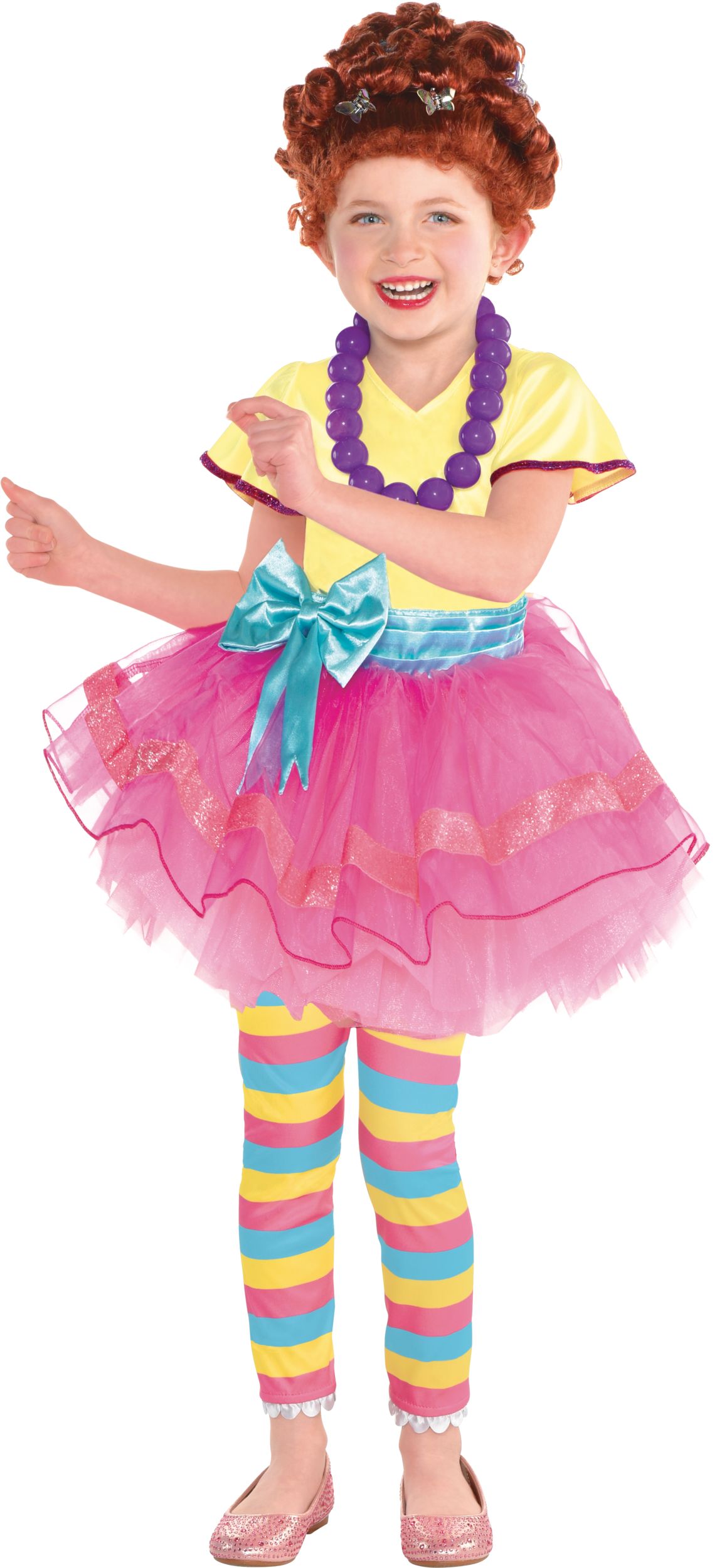 Toddler Kids Disney Fancy Nancy Multi Coloured Dress with Tutu