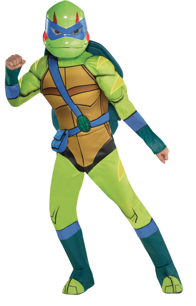 Kids' Teenage Mutant Ninja Turtles Leonardo Green Padded Jumpsuit with