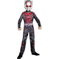 Kids' Disney Marvel Ant-Man and the Wasp Ant-Man Black/Red Jumpsuit with Mask Halloween Costume, Assorted Sizes Front_Flat