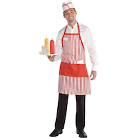 Adult Waiter Costume Accessory Kit Front_Flat