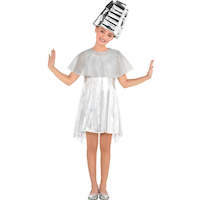 Kids' Grease White Beauty School Dropout Halloween Costume, Assorted Sizes Front_Flat