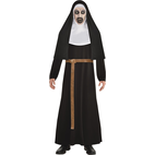 Men's Phantom of Darkness Black Robe with Mask Halloween Costume, Assorted  Sizes