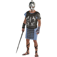 Accessoires de costume de gladiateur Maximus, adultes Front_Angled_Left