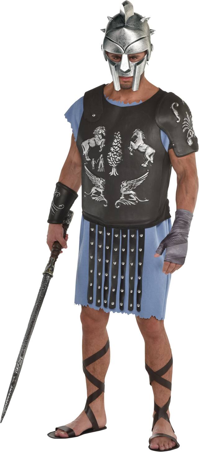 Gladiator Adult Maximus Costume Accessory Kit Front_Angled_Left