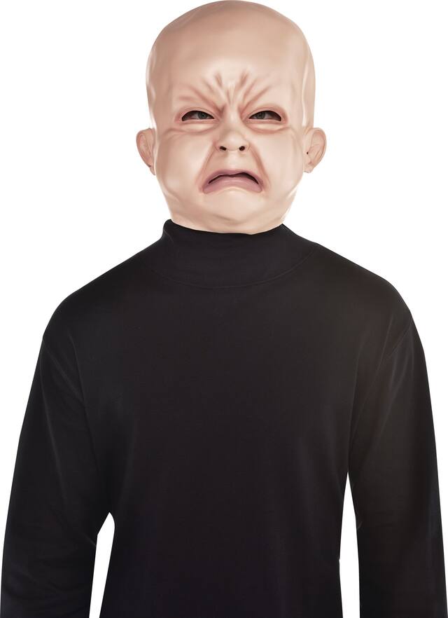 Adult Creepy Baby Mask Front_Flat