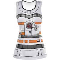 Accessoires de costume BB-8, Star Wars, femmes Front_Flat