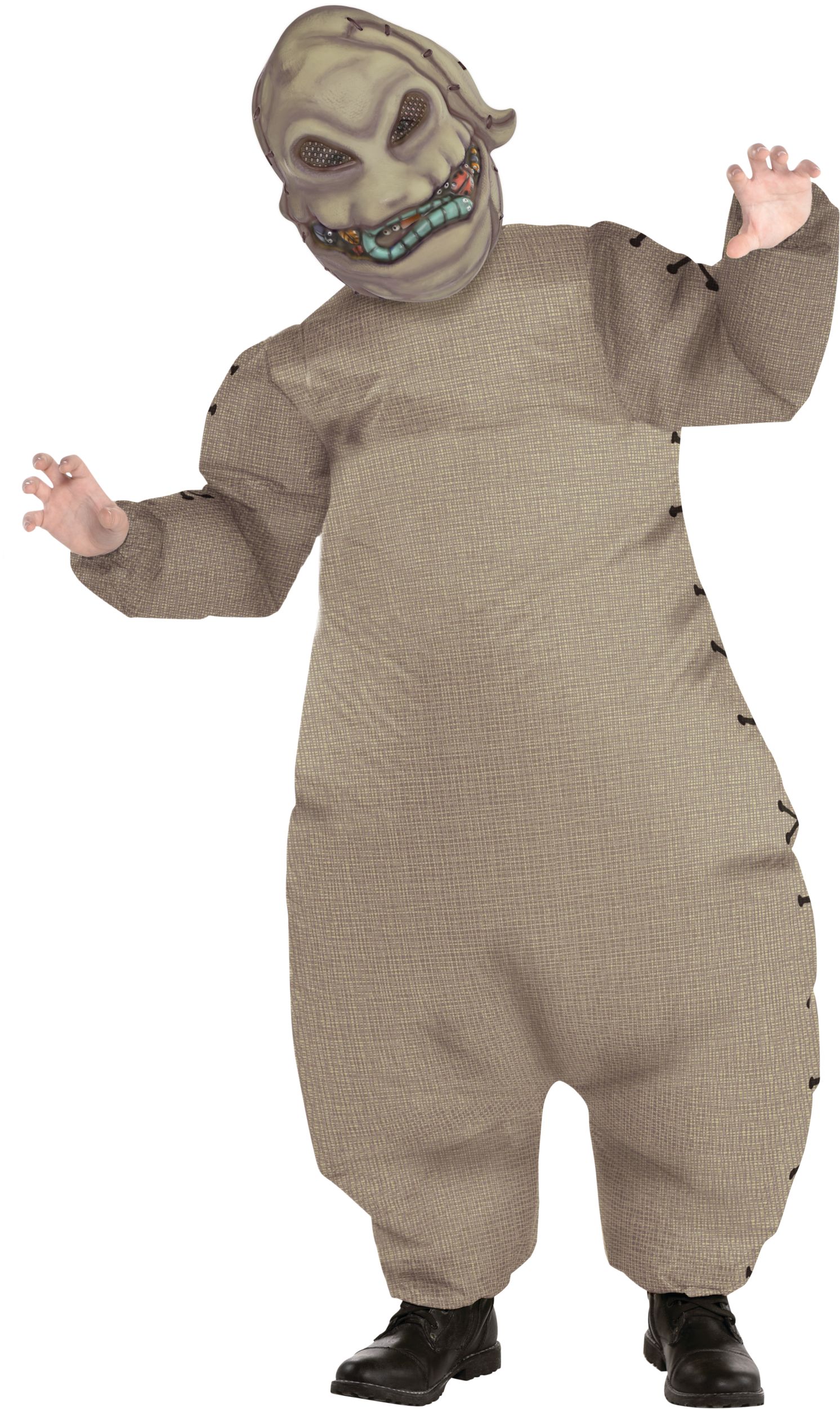 Kids' Disney The Nightmare Before Christmas Oogie Boogie Brown Inflatable Halloween Costume, One Size Front_Flat