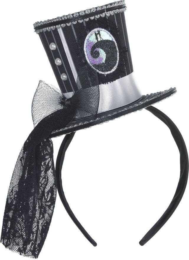Jack Skellington Top Hat Headband - The Nightmare Before Christmas Front_Flat
