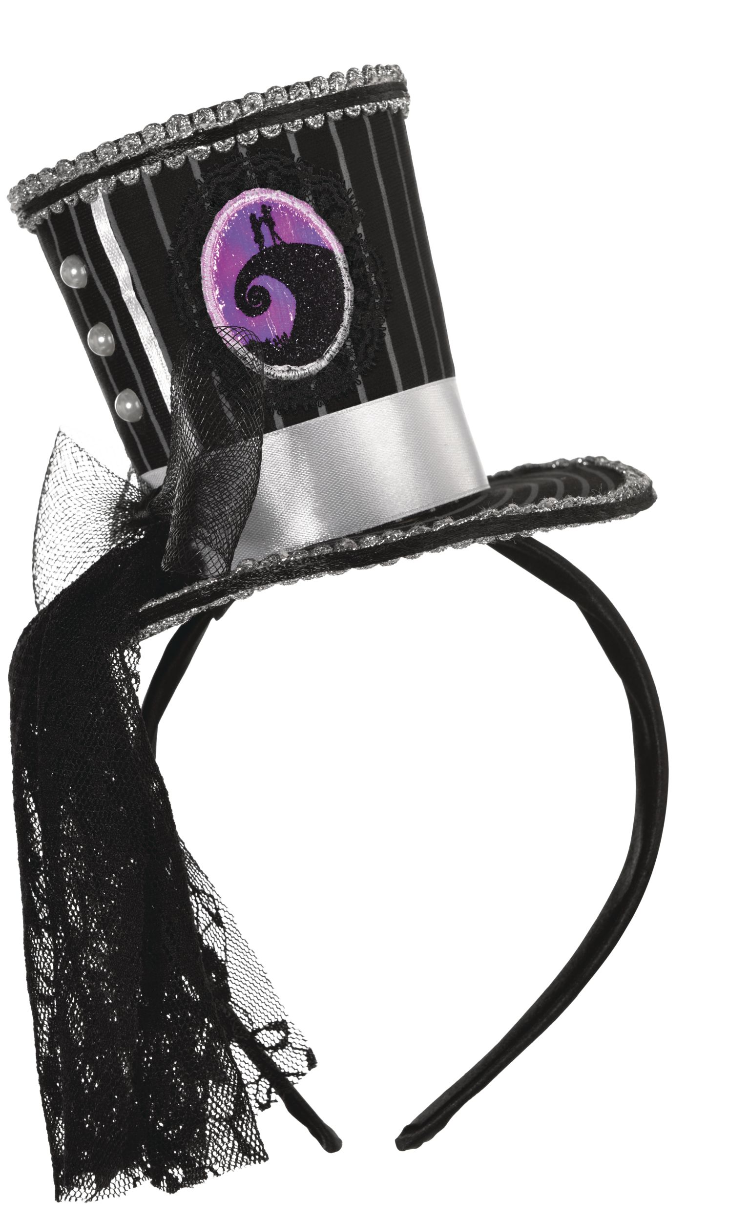 Jack Skellington Top Hat Headband - The Nightmare Before Christmas Front_Flat