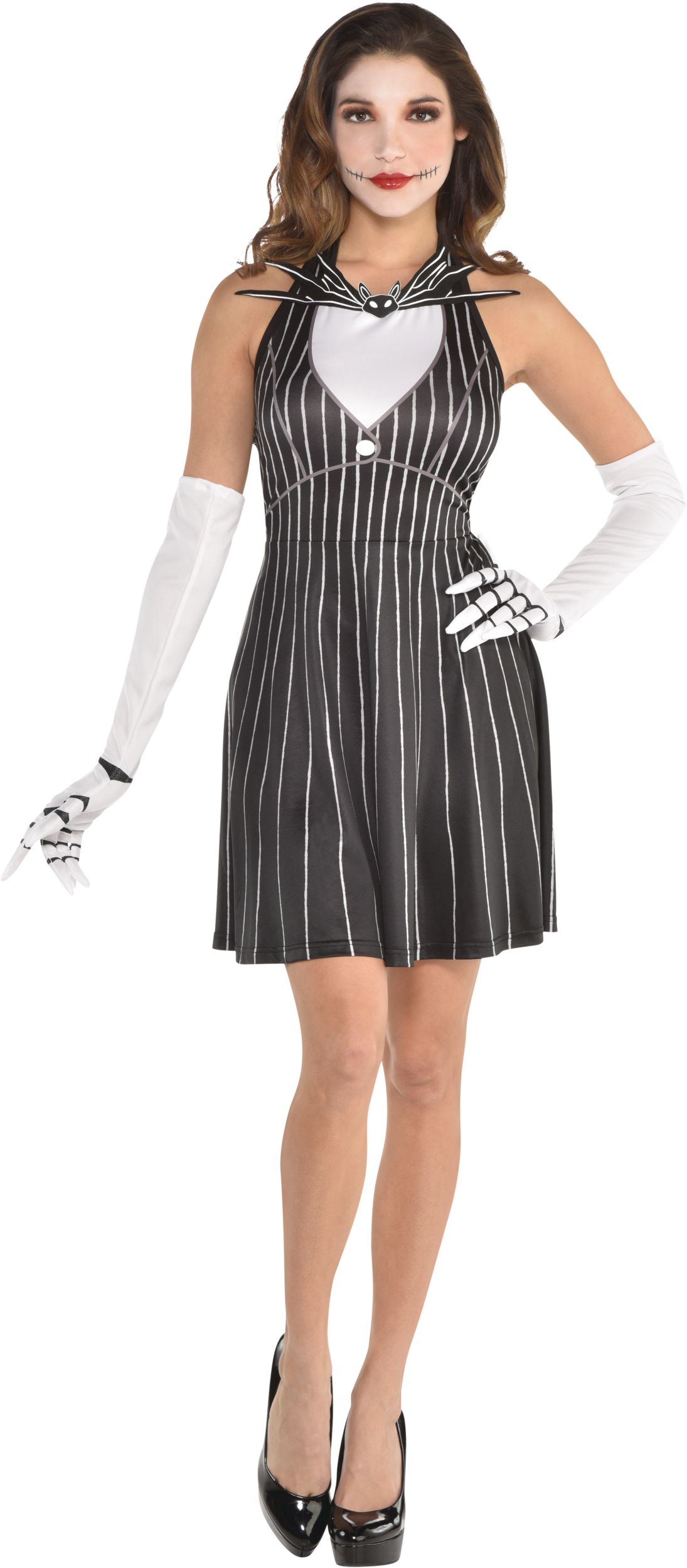 The Nightmare Before Christmas Women's Jack Skellington Costume Accessory Kit Front_Flat
