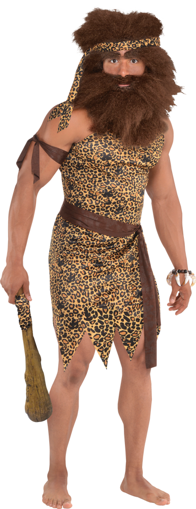 Caveman Halloween Costume Accessory Kit, Adult, One Size | Party City