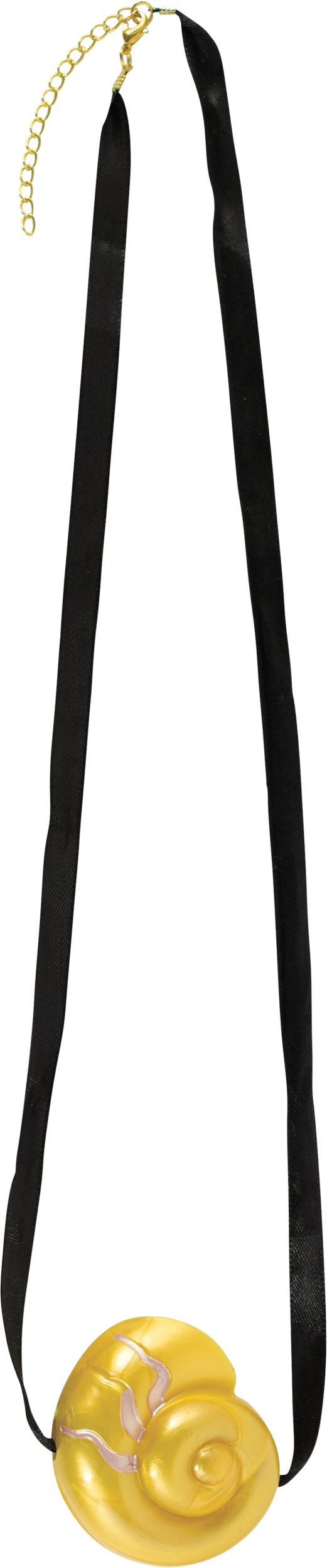 Disney The Little Mermaid Ursula Kit with Crown & Shell Necklace, Gold, One Size, 2-pk, Wearable Costume Accessories for Halloween Front_Flat