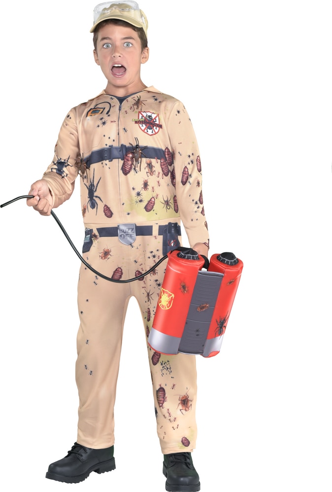 Kids' Exterminator Brown Jumpsuit with Hat & Goggles Halloween Costume ...