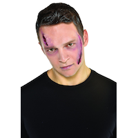 Scar Wound Creator Face Makeup, Brown, 14-g, Costume Accessory for Halloween Front_Flat