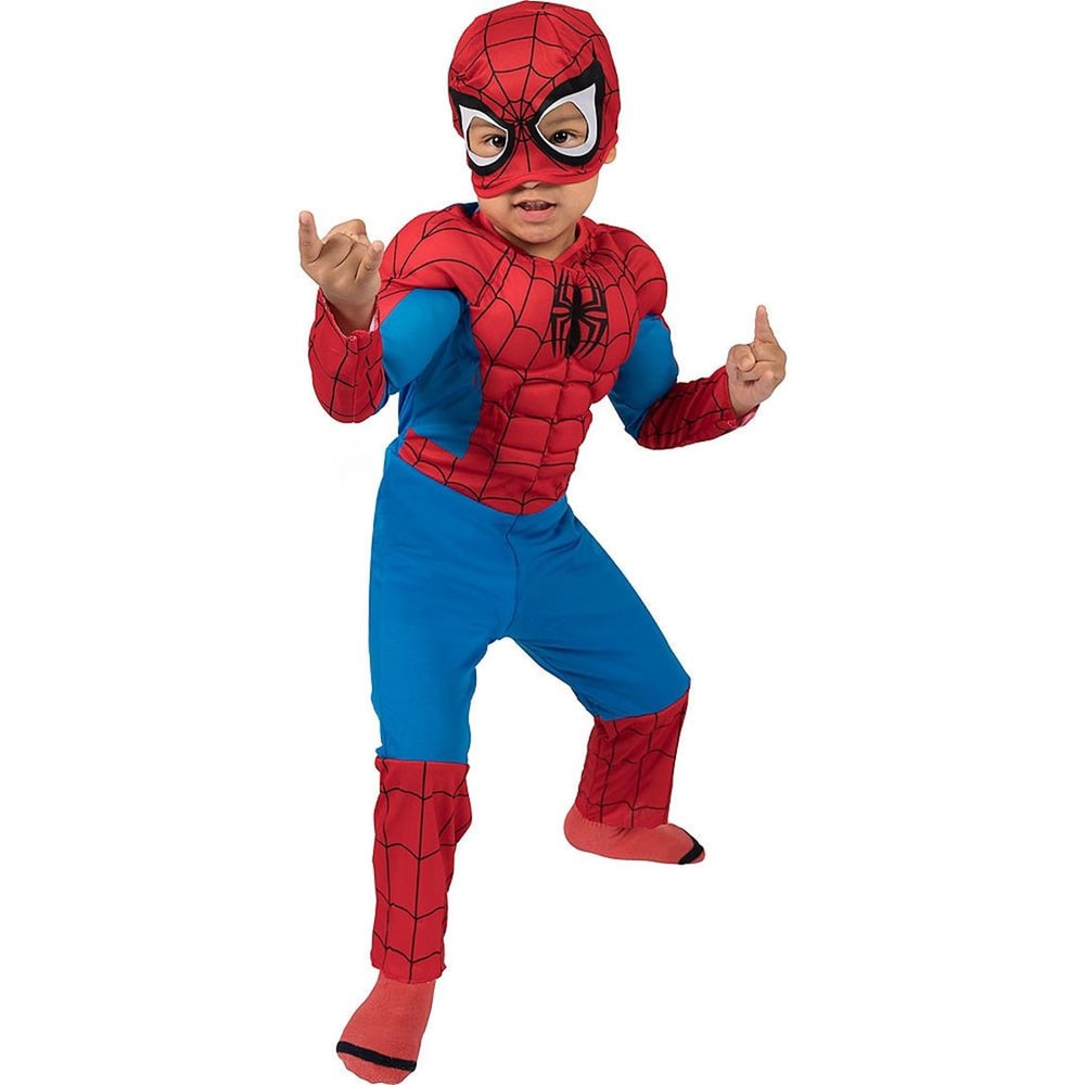 Kids' Classic Spider-Man Muscle Halloween Costume | Party City