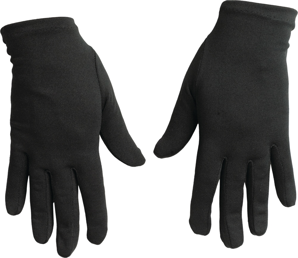Teen Black Halloween Costume Gloves Deluxe Party City