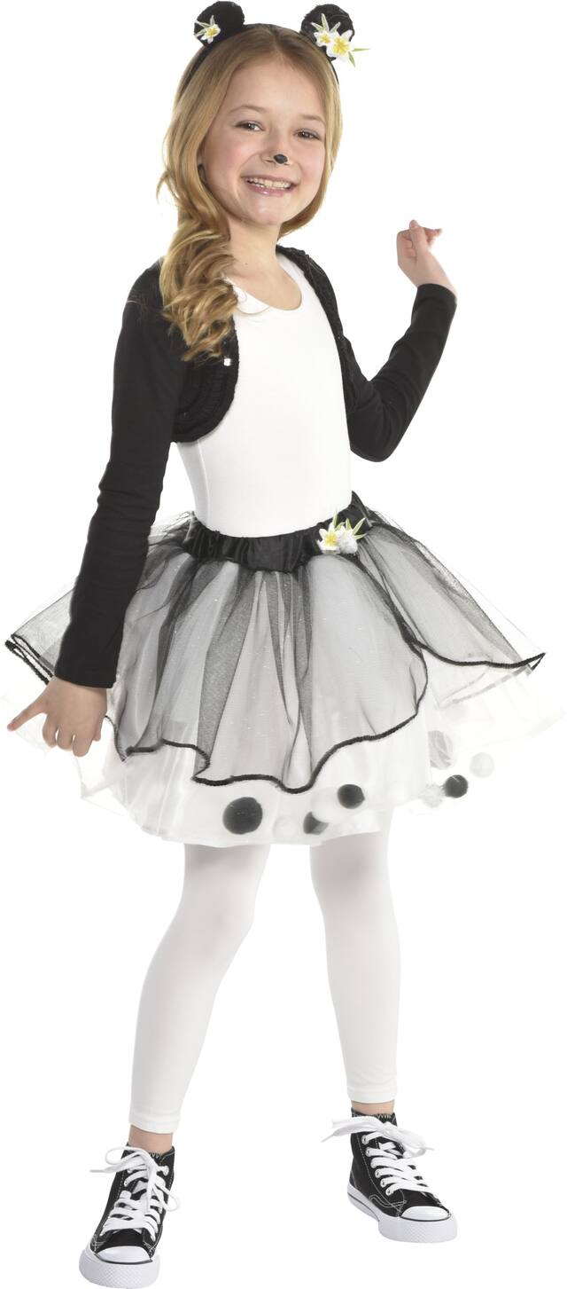 Kids' Panda Costume Accessory Kit Front_Angled_Right