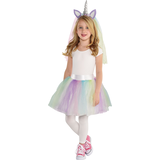 Accessoires de costume d'Halloween de licorne, enfants, multicolore Front_Angled_Left