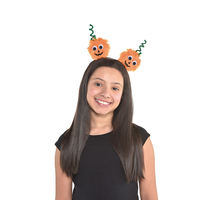 Kids' Jack-o'-Lantern Headband Front_Flat