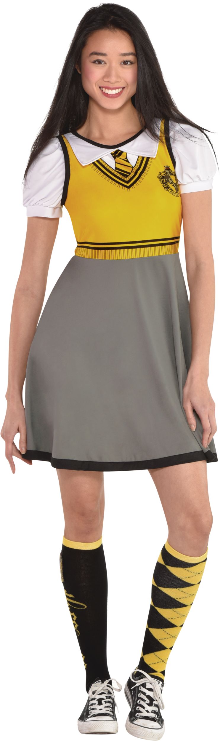 Harry Potter Women's Hufflepuff Dress Front_Flat
