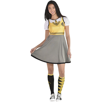 Harry Potter Women's Hufflepuff Dress Front_Flat