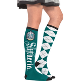 Costume d'Halloween chaussettes aux genoux dépareillées Harry Potter Serpentard, adultes, vert Side_Right