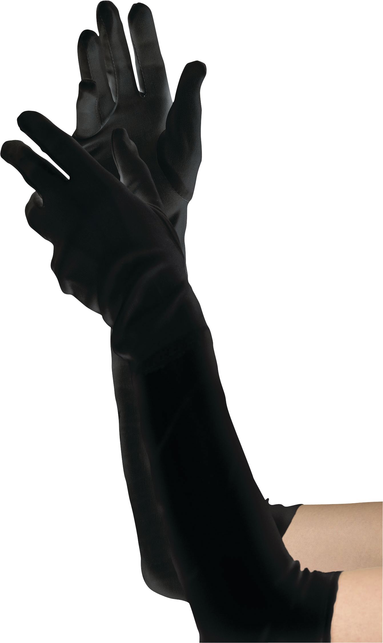 Long black sales gloves fancy dress