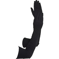 Adult Elbow Long Gloves, Black, One Size, Wearable Costume Accessory for Halloween Composite_or_Mixed