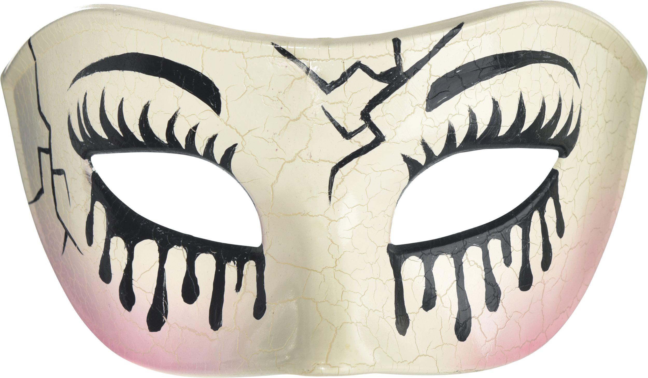 Creepy Doll Half Mask Front_Flat