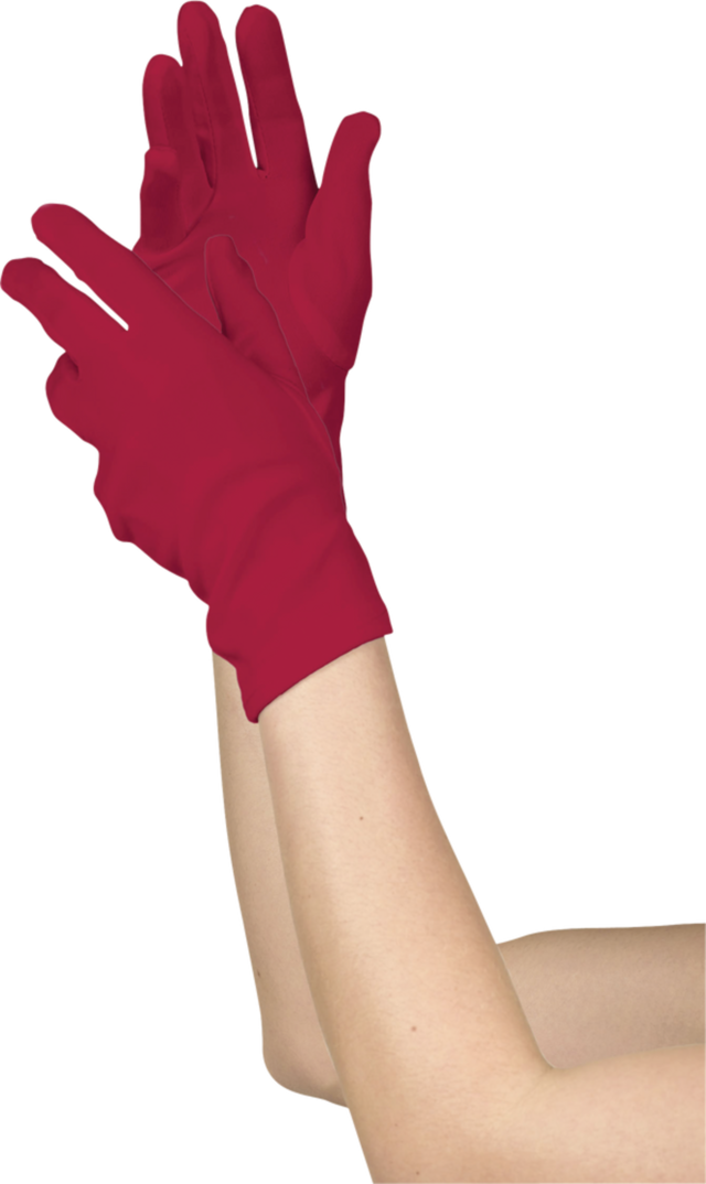 Adult Short Gloves, Assorted Colours, One Size, Wearable Costume