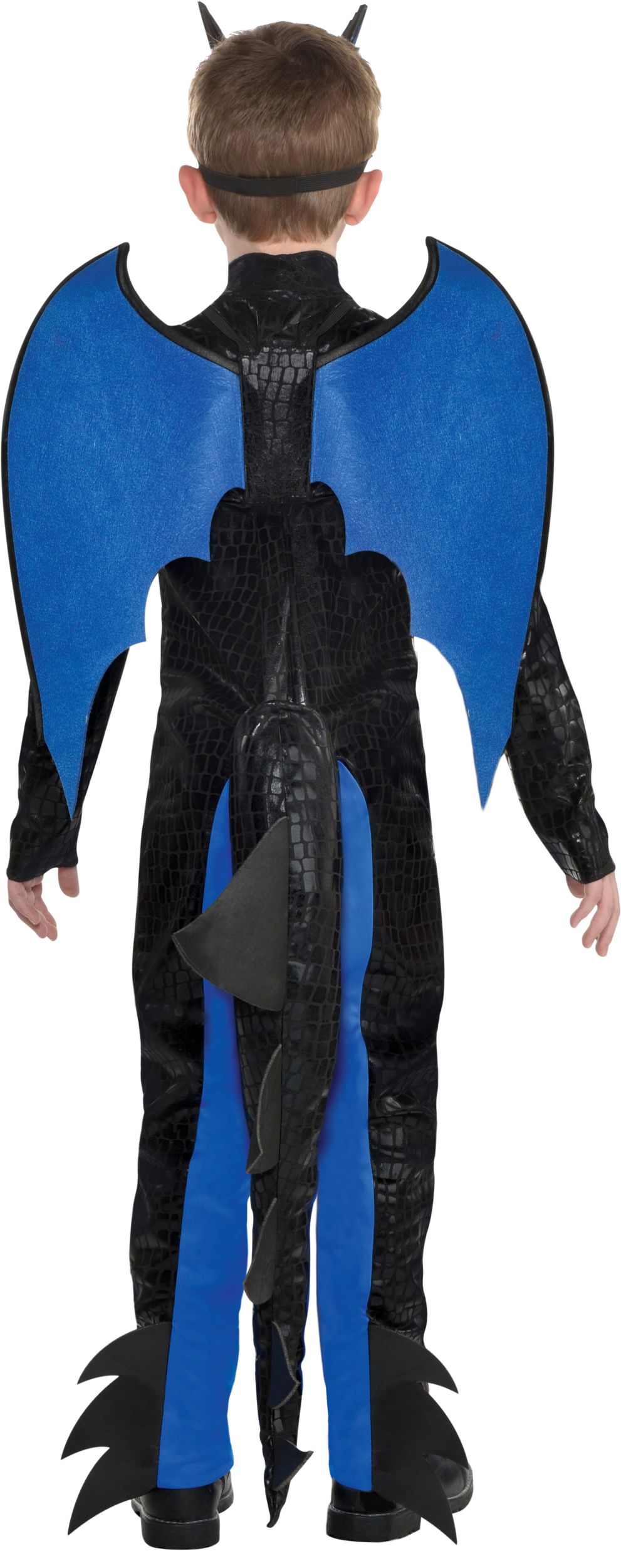 Accessoire De Costumes Halloween Enfants Masque De Dragon Bleu Accessoire  En Cuir Pu Déguisement Carnaval 