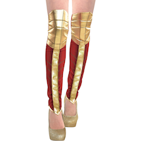 Wonder Woman Leg Party Warmers Front_Flat