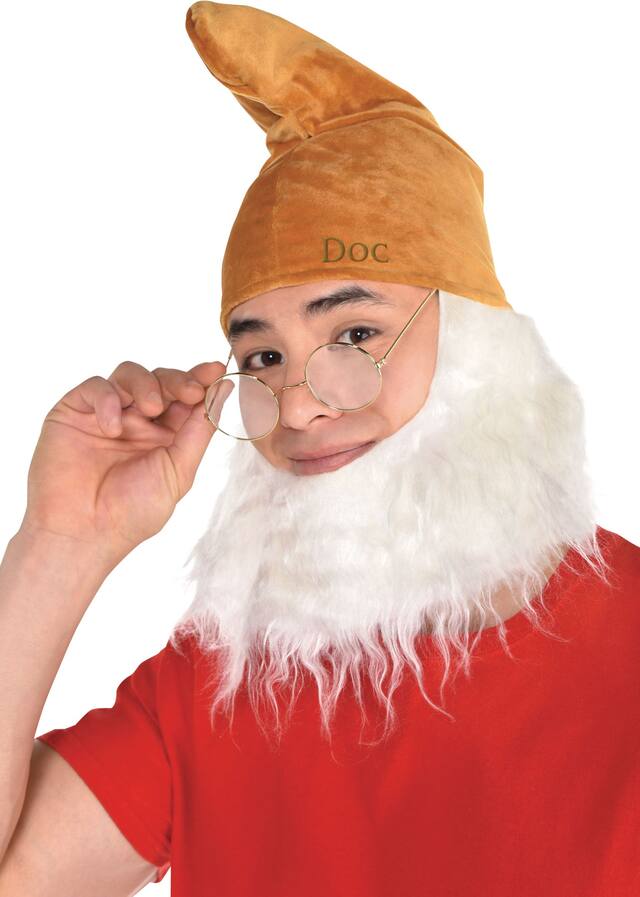 Accessoires de costume d'Halloween réversibles Prof et Joyeux Front_Angled_Left