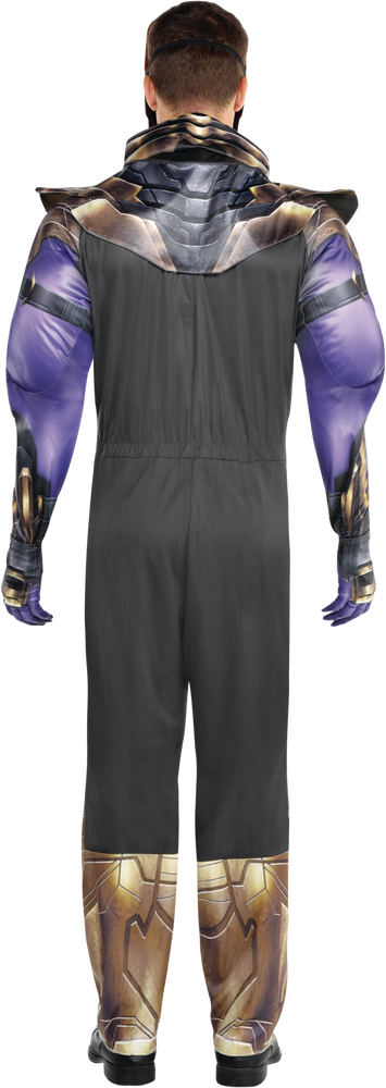 Men's Disney Marvel Guardians of the Galaxy Thanos Purple/Gold Padded ...