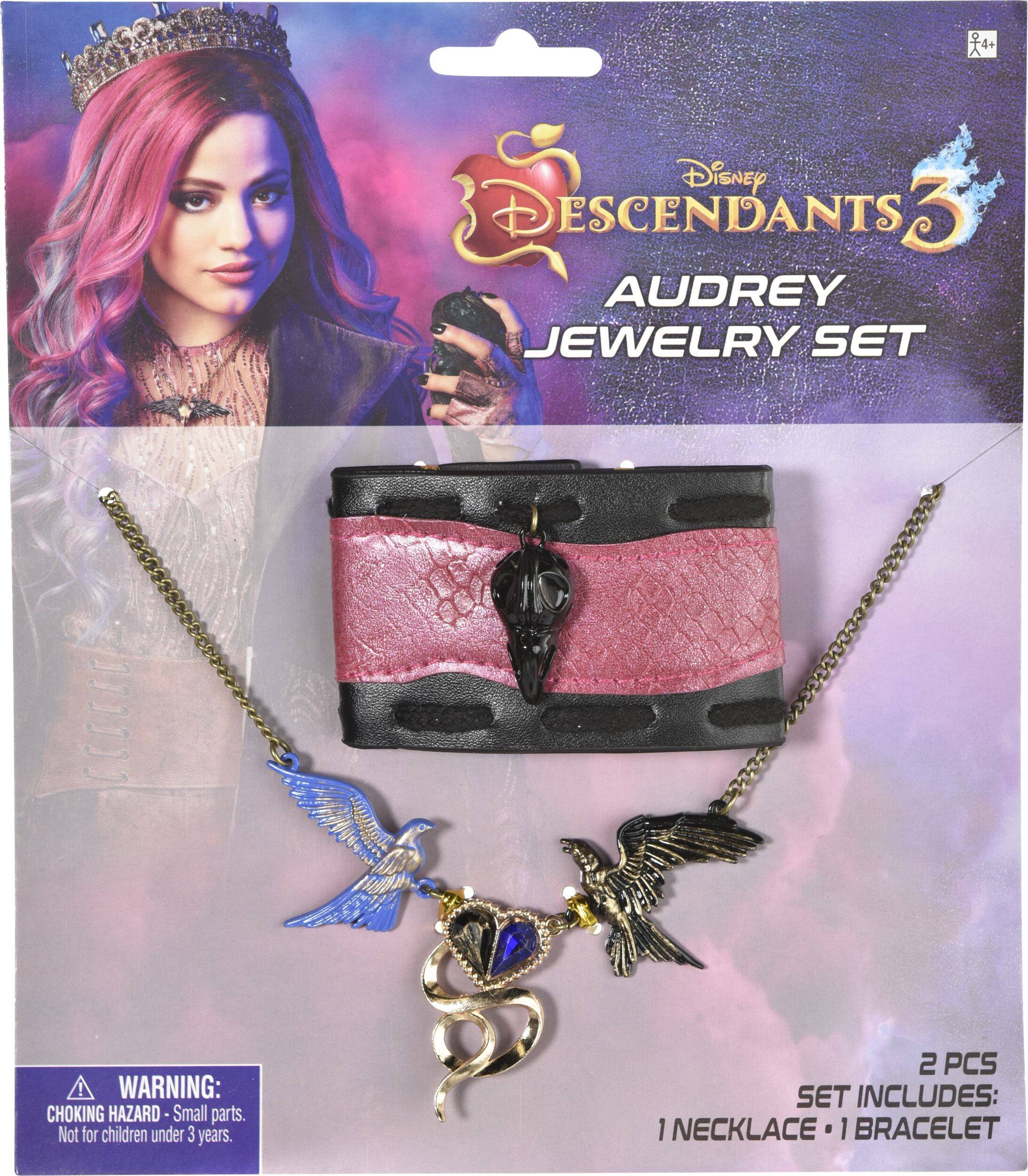 Disney Descendants Audrey Jewelry Kit with Necklace & Bracelet, Pink ...