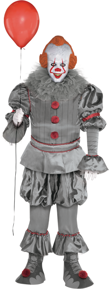 It Chapter Two Tattered Pennywise Halloween Costume, Adult, Plus Size ...