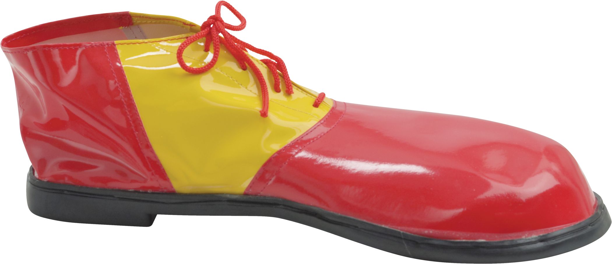 Clown Shoes, Red/Yellow, One Size, Wearable Costume Accessory for Halloween Side_Right