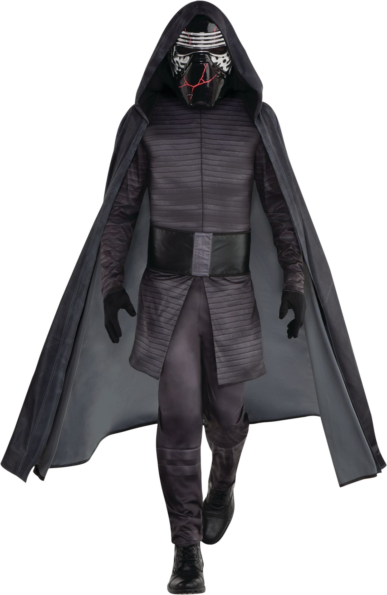 Men's Disney Star Wars The Rise of Skywalker Kylo Ren Black Outfit with ...