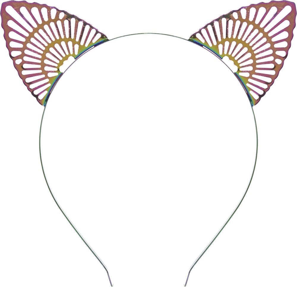 Lot De 4 Serre-têtes Oreilles De Chat à Paillettes Noir - Accessoire Déguisement Halloween, Anniversaire, Carnaval - Tissu Doux, Taille Unique - 6