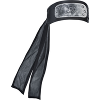 Naruto Shinobi Headband Cosplay, Silver/Black, One Size, Wearable Costume Accessory for Halloween