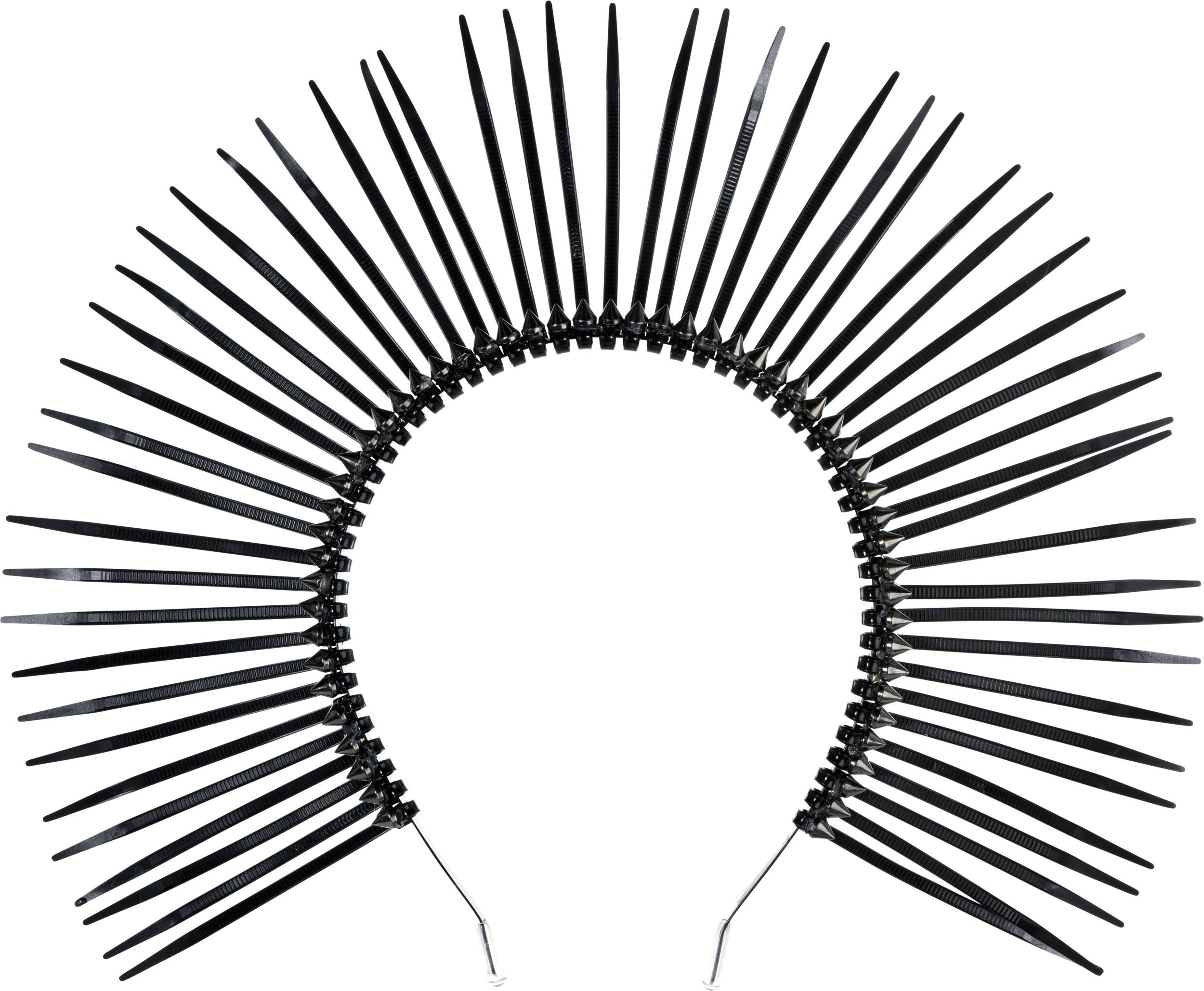 Serre-tête d'ange déchu de luxe Front_Flat