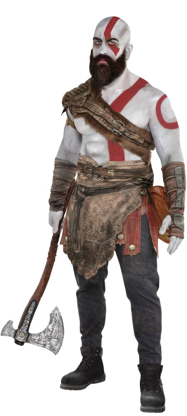 Adult God of War Kratos Costume Accessory Kit Front_Angled_Left