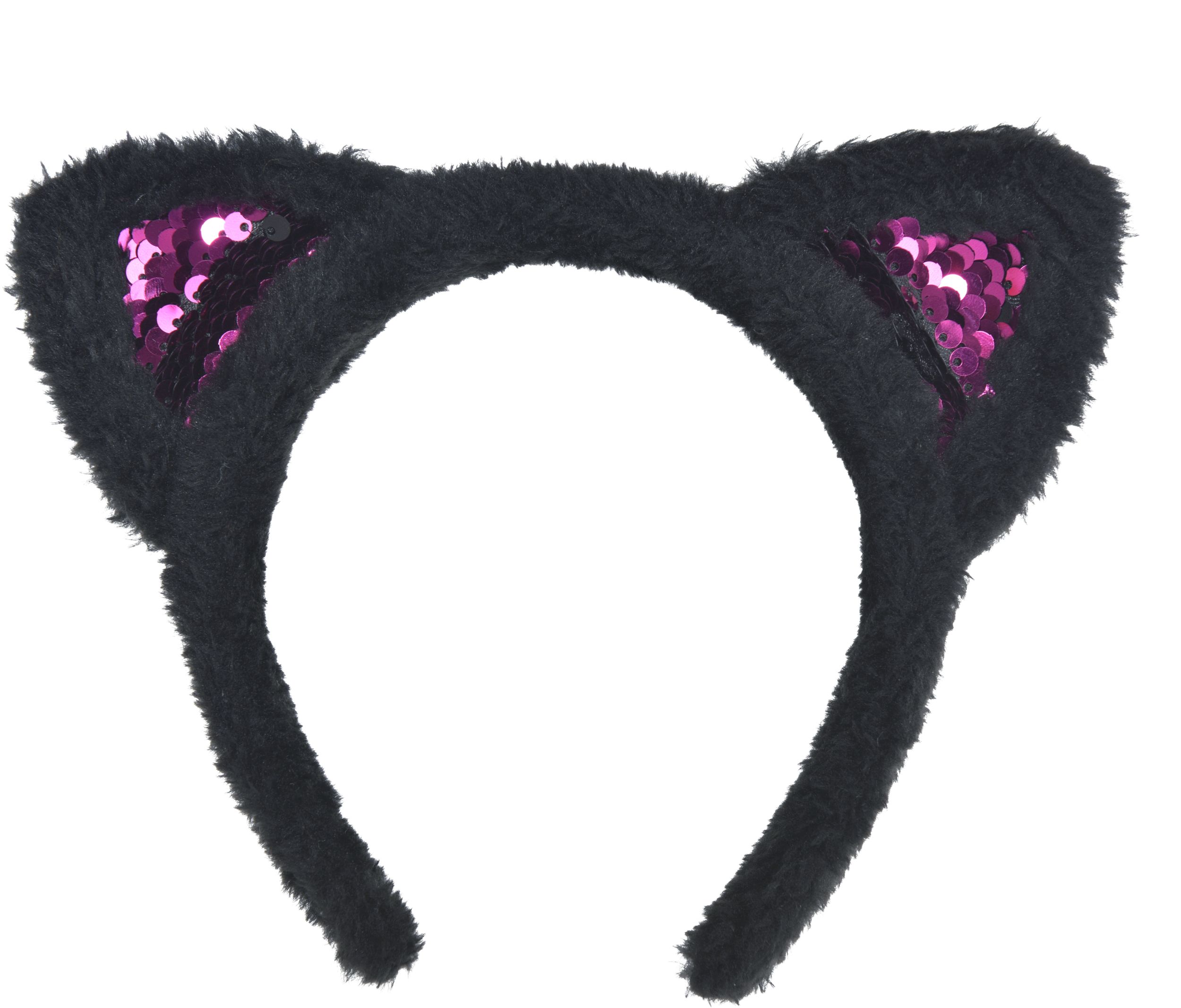 Pinky Cat Ears Party Headband Front_Flat