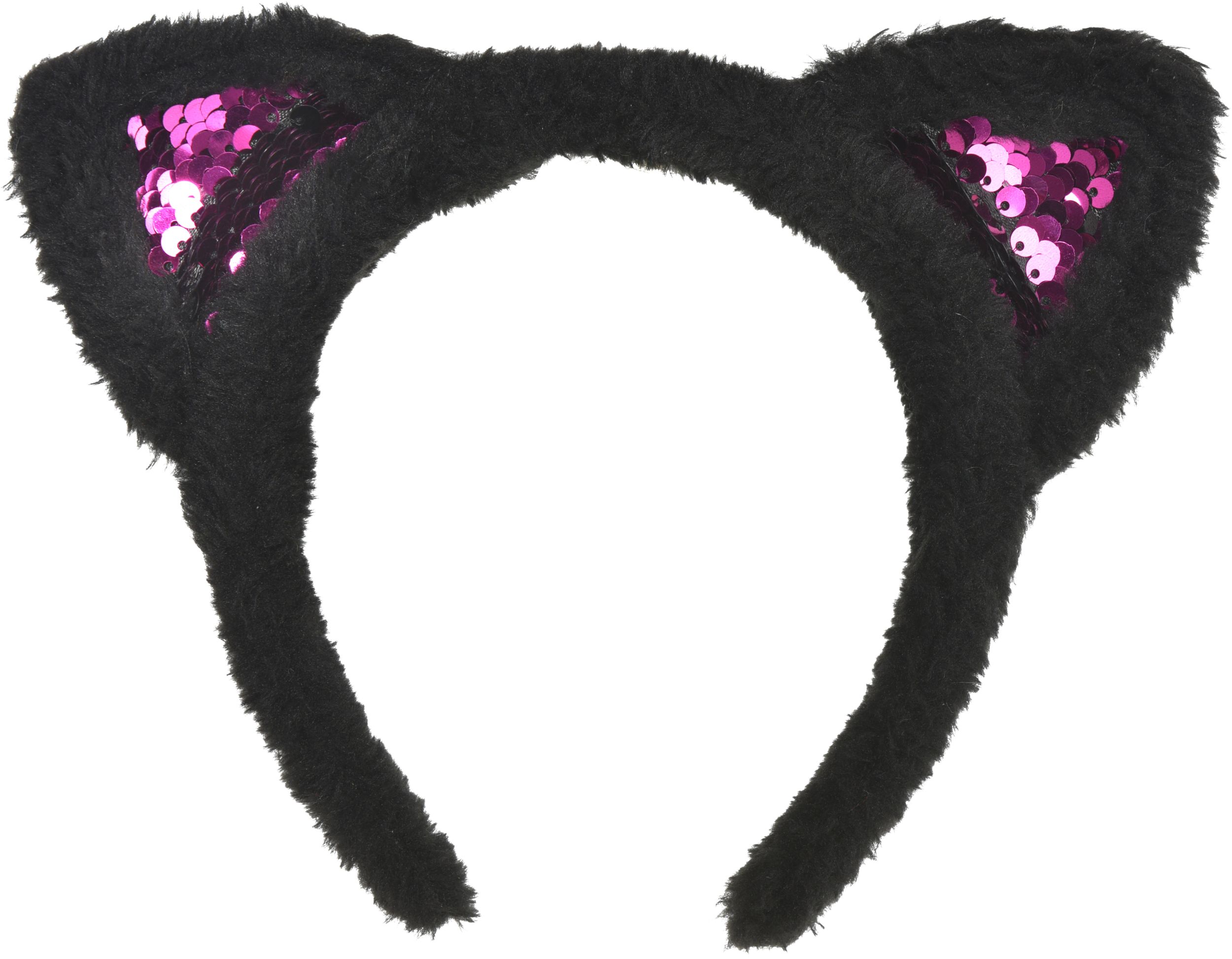 Pinky Cat Ears Party Headband Front_Flat