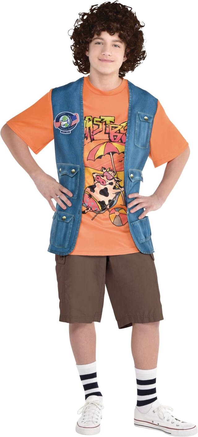 Child Stranger Things Dustin Roast Beef Costume Accessory Kit Front_Flat