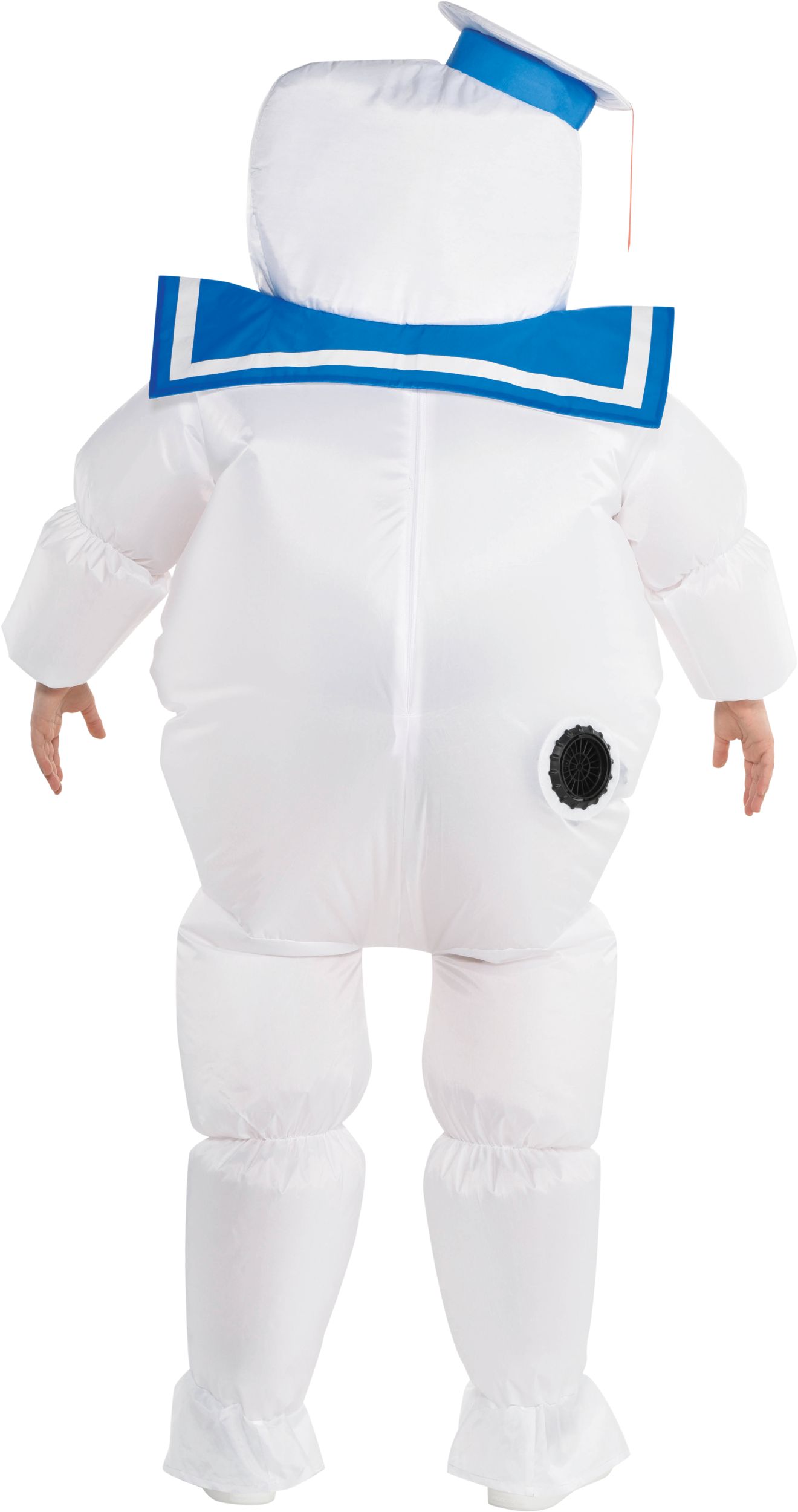 Kids' Ghostbusters Stay Puft Marshmallow White Inflatable Halloween Costume, One Size Back_Flat